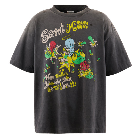 SS TEE/SAINT MX6 / BLACK