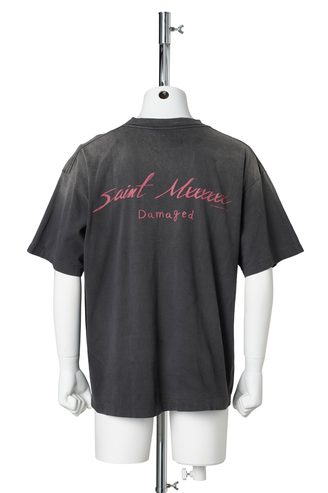 SS TEE/DAMAGED / BLACK