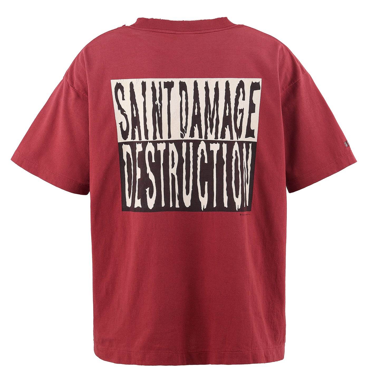 SS TEE/？ / BURGUNDY