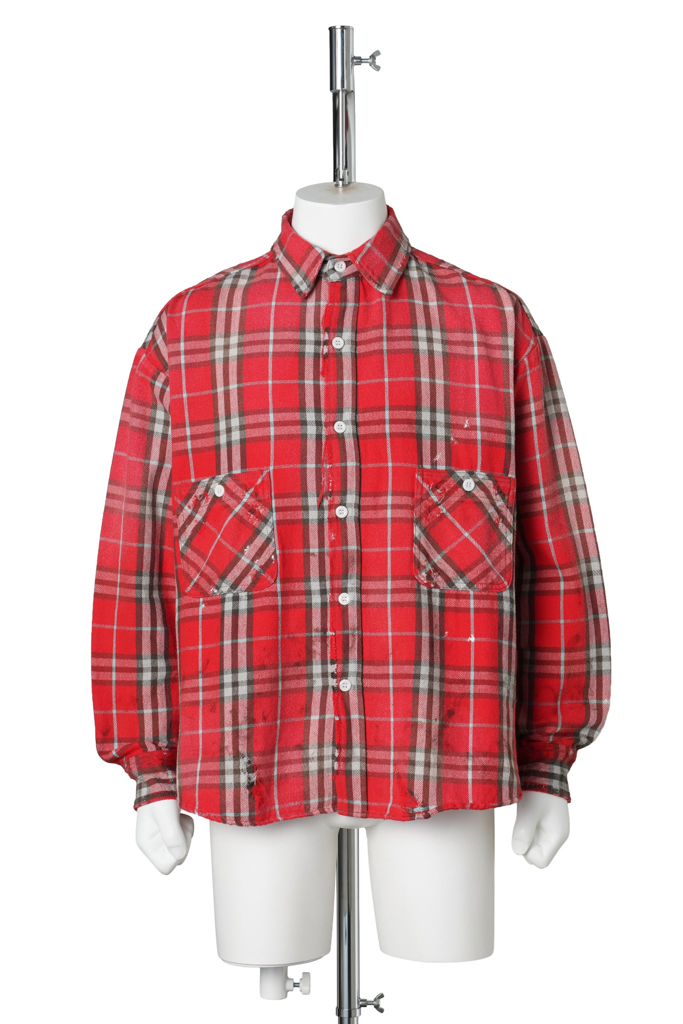 FLANNEL SHIRT/CHECK / RED