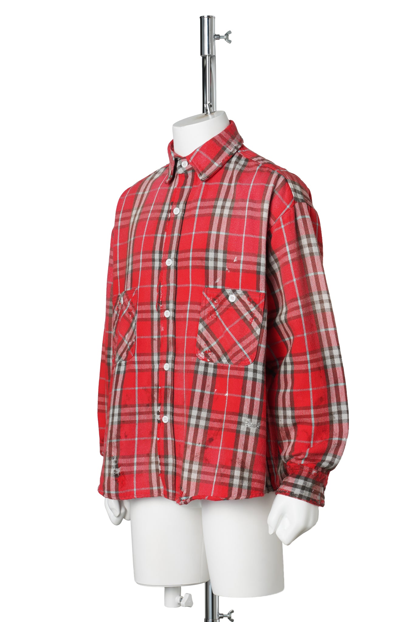 FLANNEL SHIRT/CHECK / RED