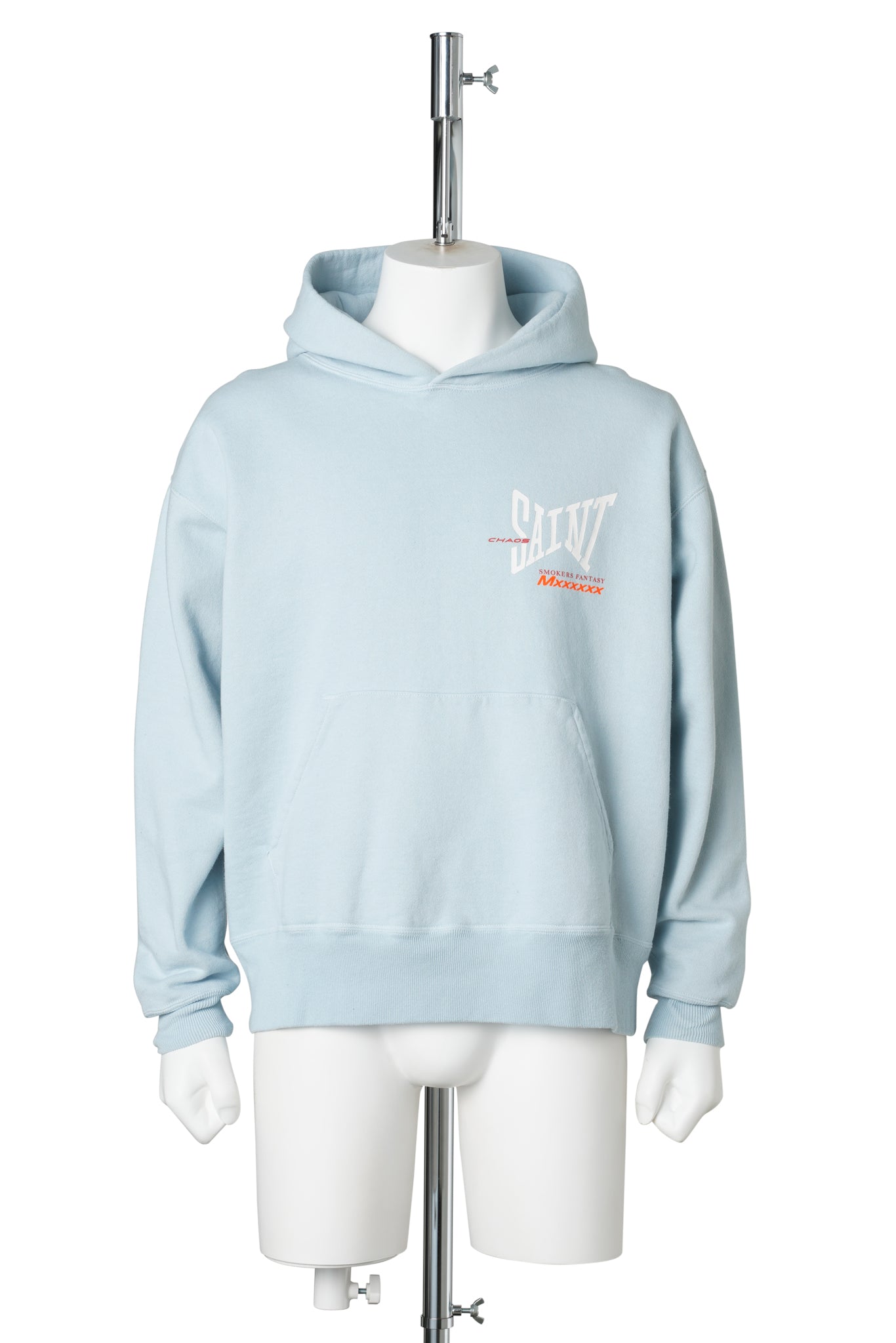 HOODIE/RIBON SAINT / BLUE