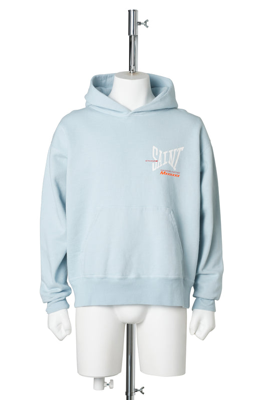 HOODIE/RIBON SAINT / BLUE
