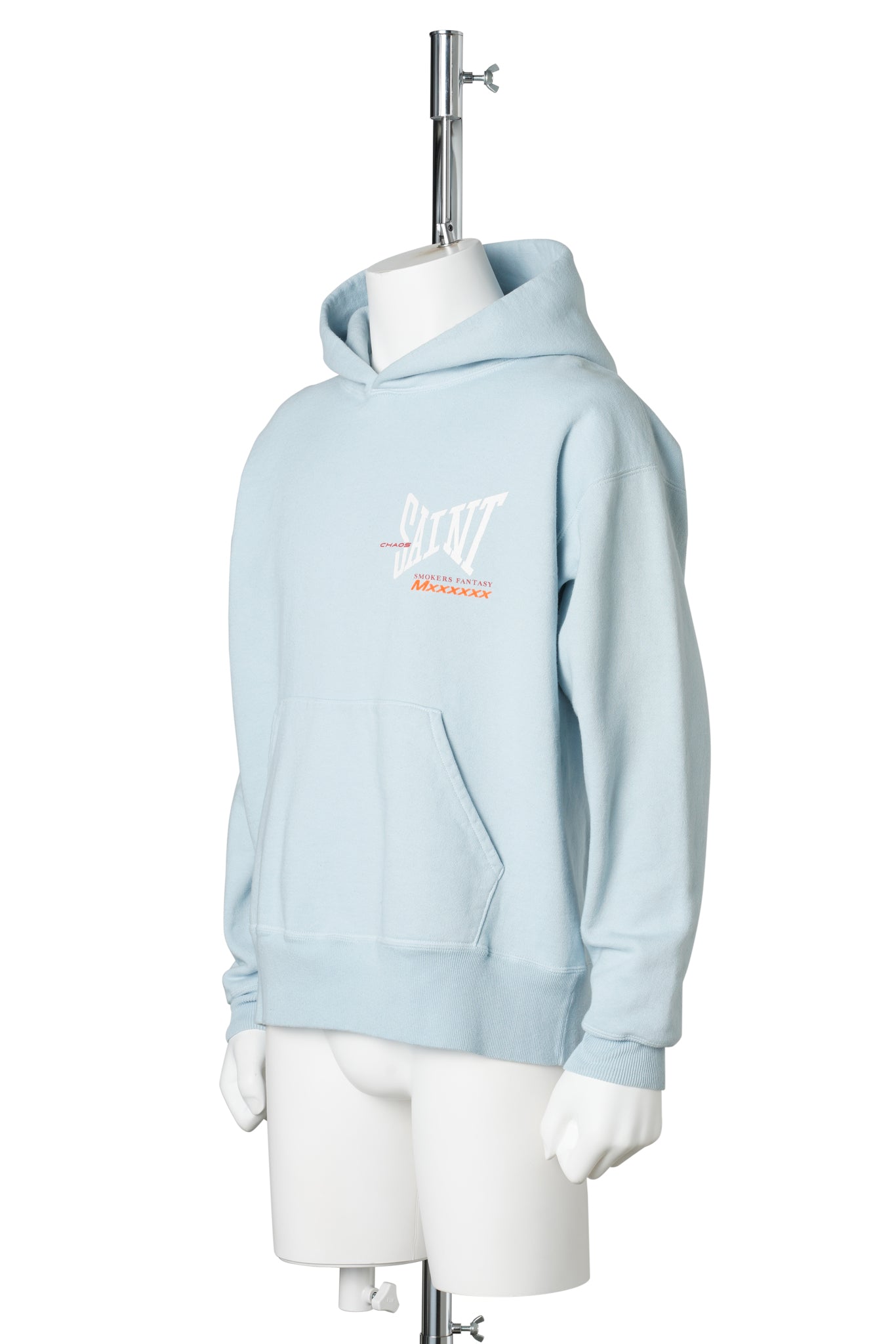 HOODIE/RIBON SAINT / BLUE
