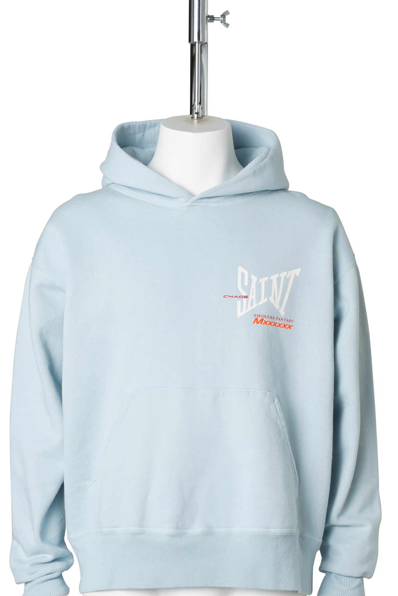 HOODIE/RIBON SAINT / BLUE