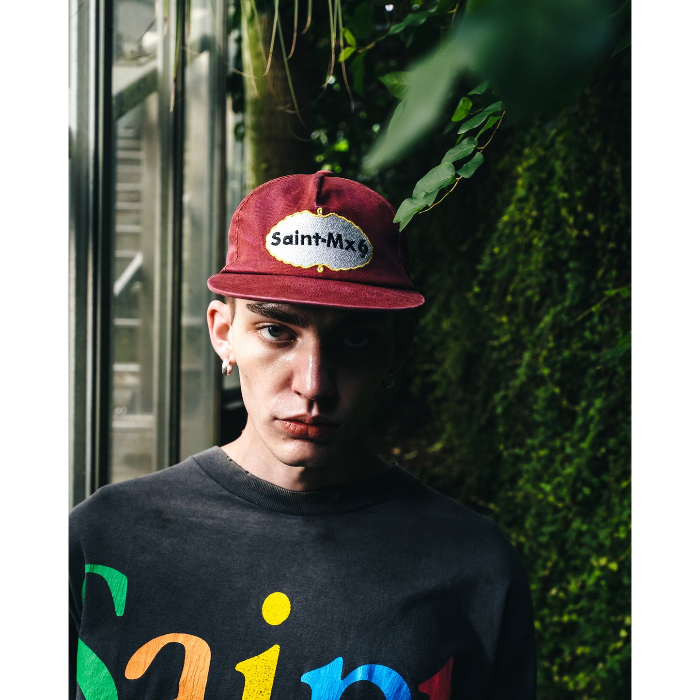 5PANEL CAP/EAT ME / BURGUNDY