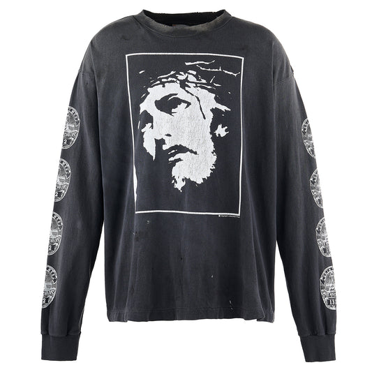 LS TEE/LOVE SAINT / BLACK