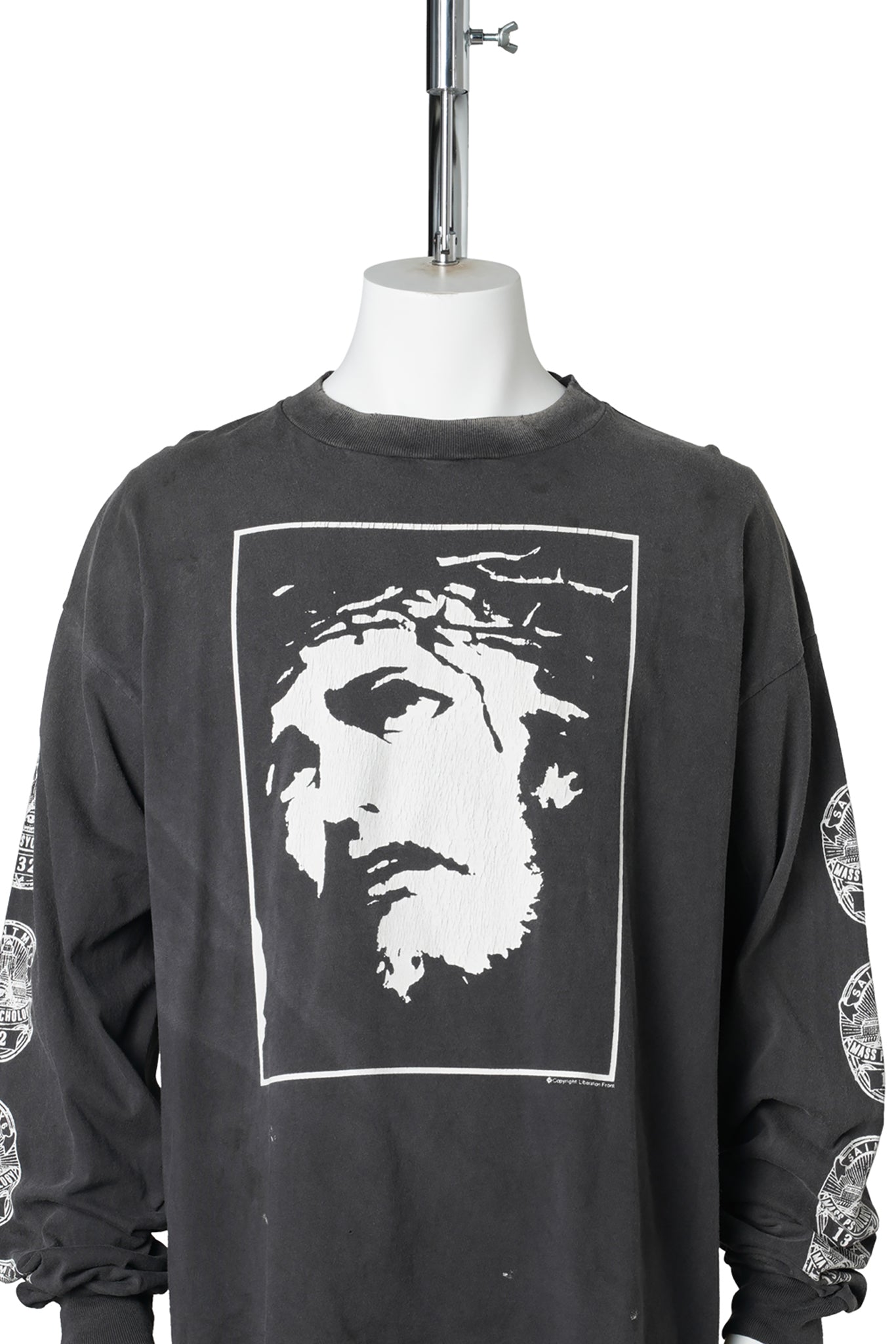 LS TEE/LOVE SAINT / BLACK