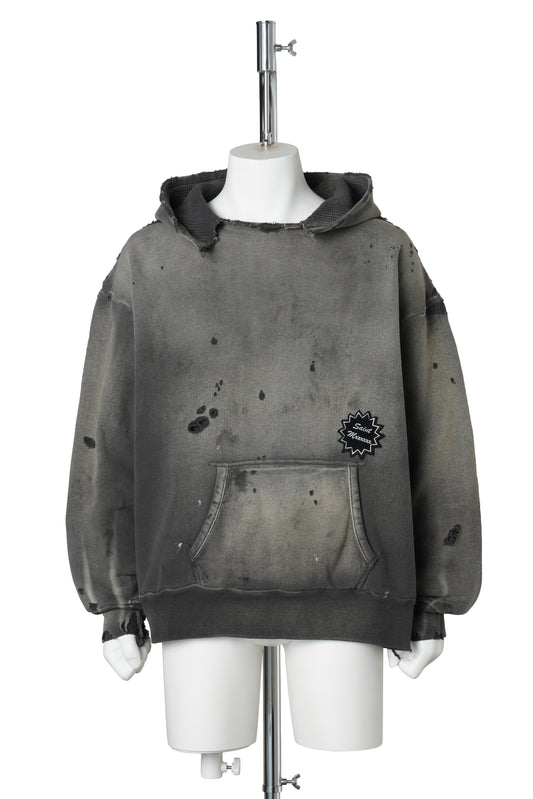 HOODIE/DOUBLE FACE / BLACK