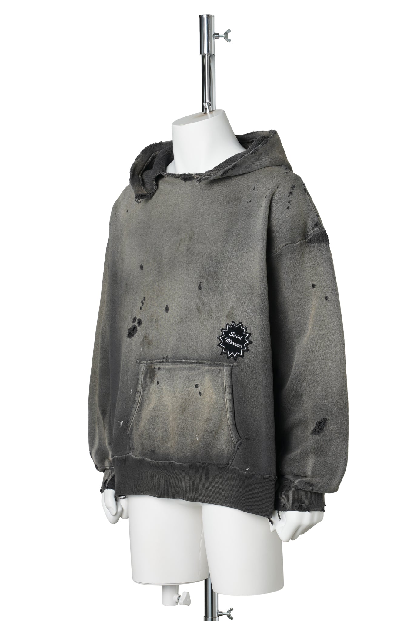 HOODIE/DOUBLE FACE / BLACK