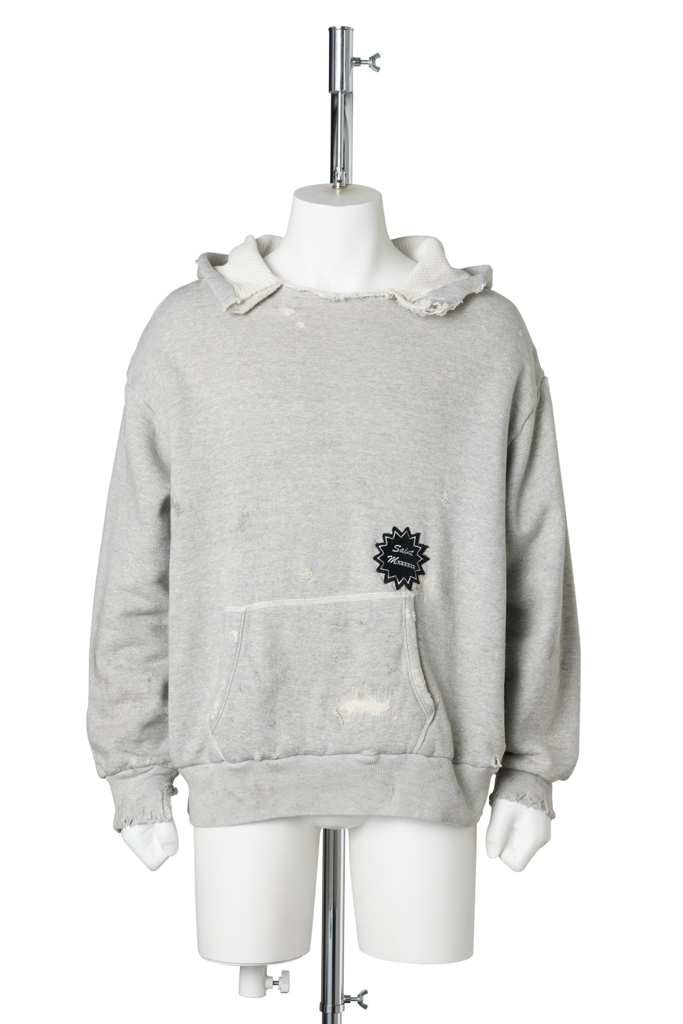 HOODIE/DOUBLE FACE / GRAY
