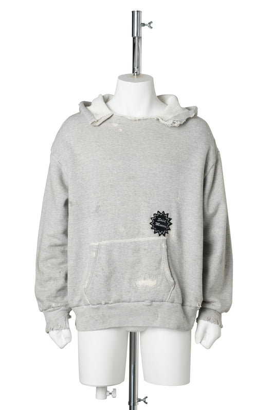 HOODIE/DOUBLE FACE / GRAY