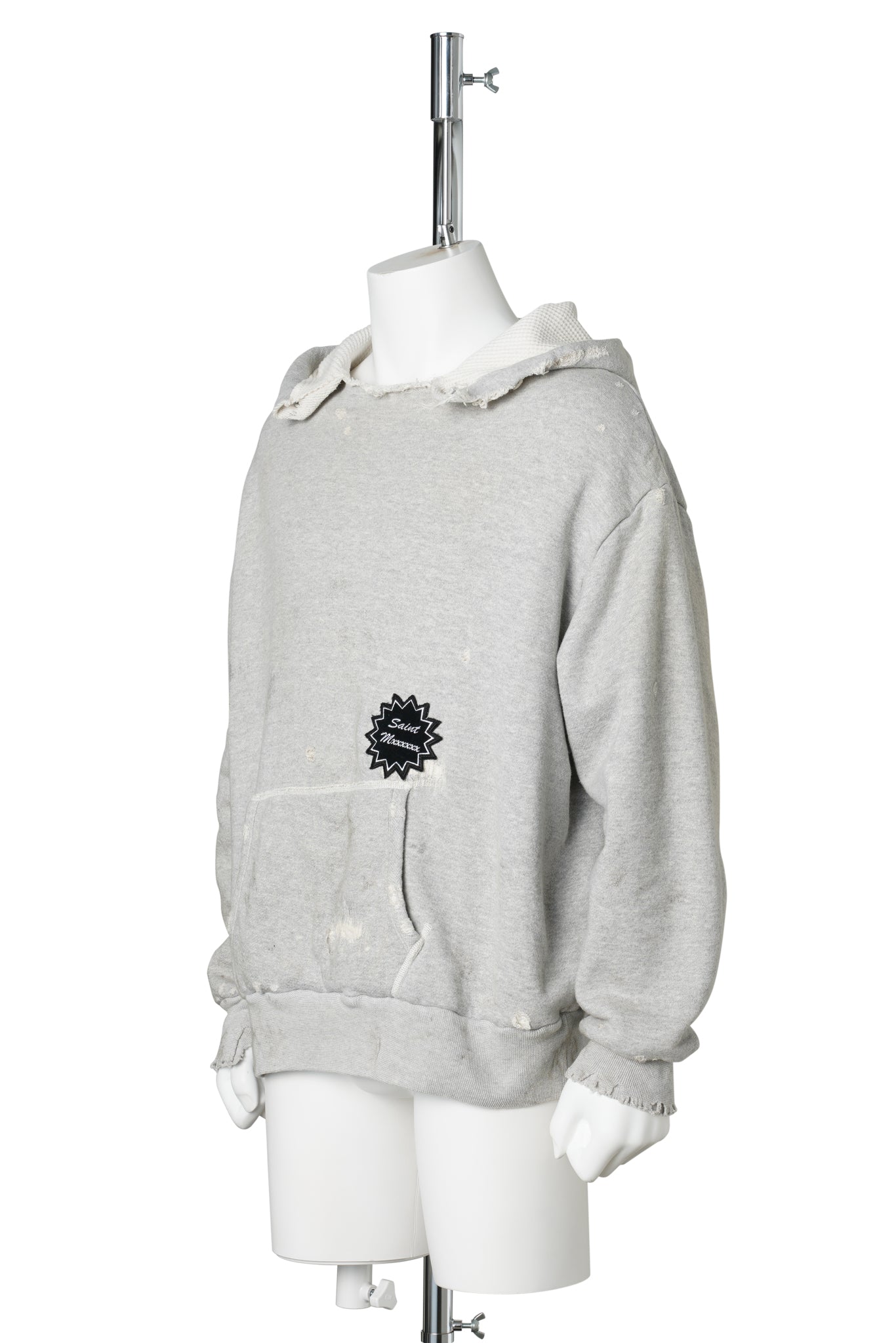 HOODIE/DOUBLE FACE / GRAY