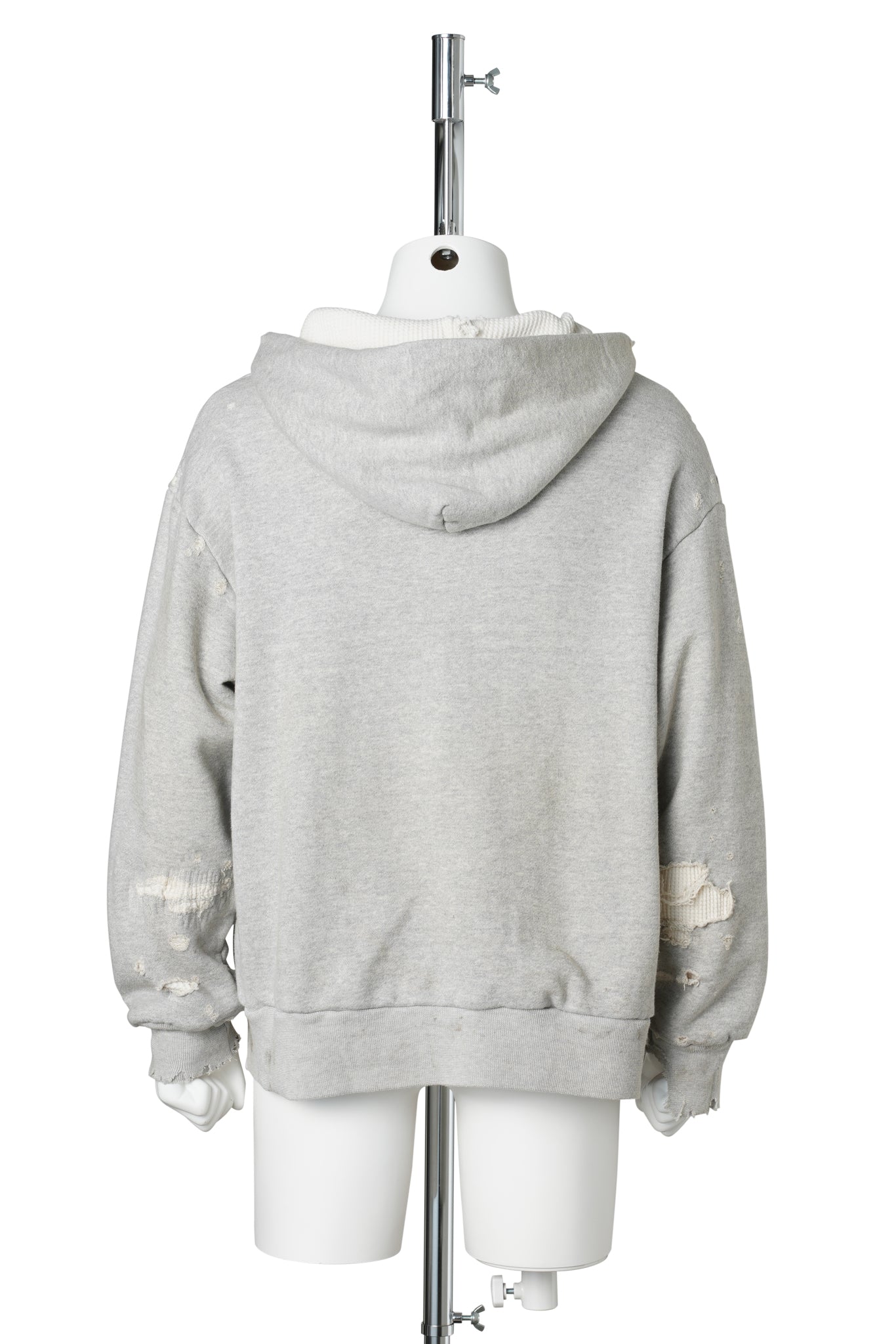 HOODIE/DOUBLE FACE / GRAY
