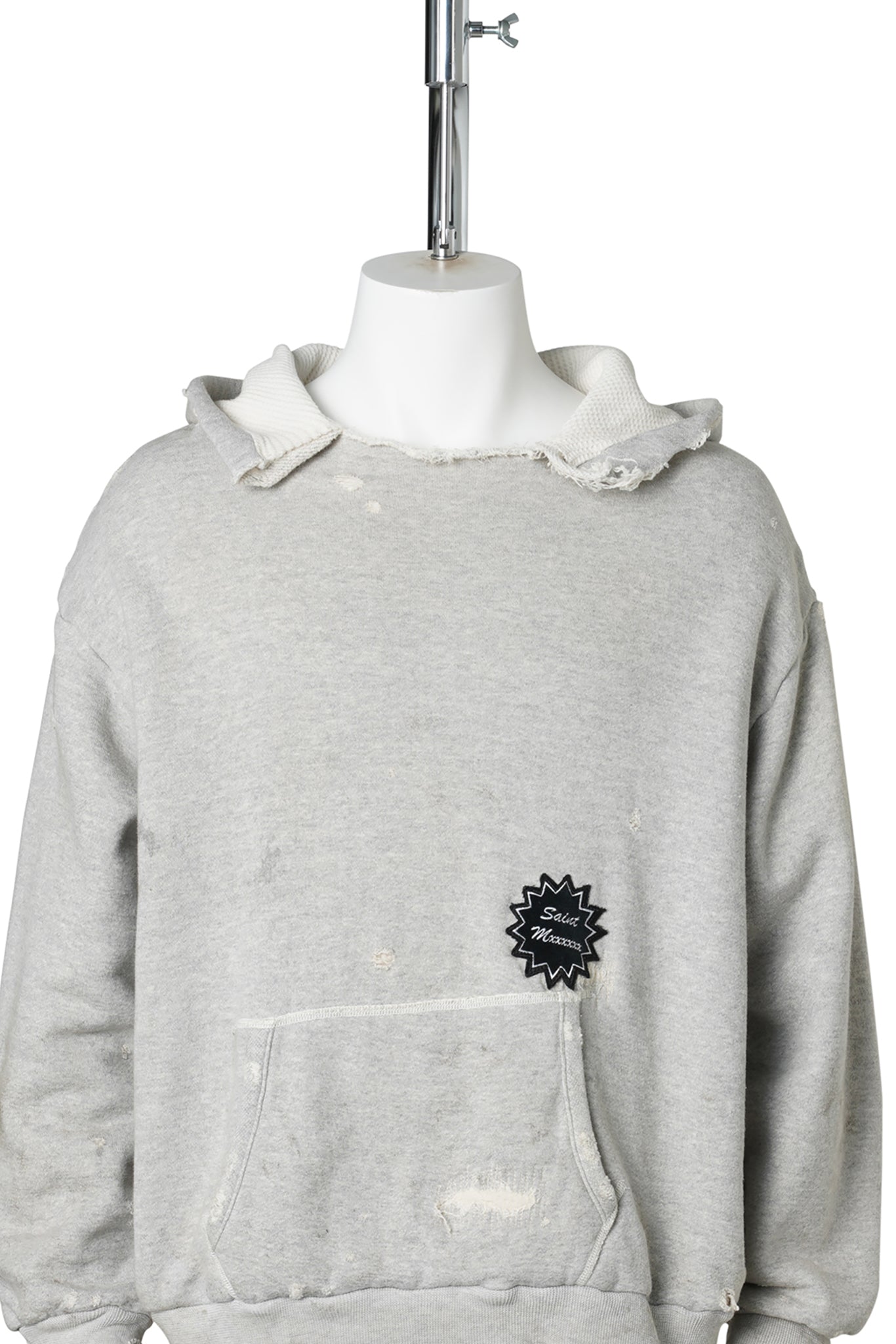 HOODIE/DOUBLE FACE / GRAY