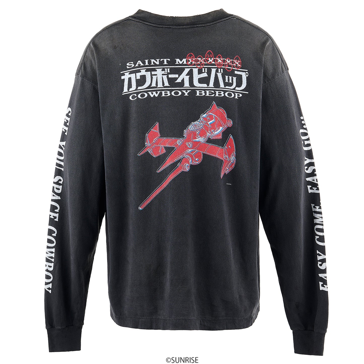 COWBOY BEBOP CB LS TEE/EASY COME / BLACK