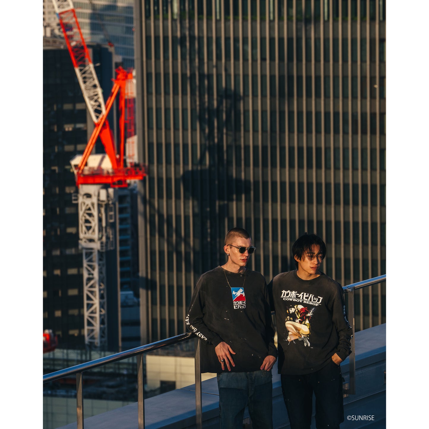 COWBOY BEBOP CB LS TEE/EASY COME / BLACK