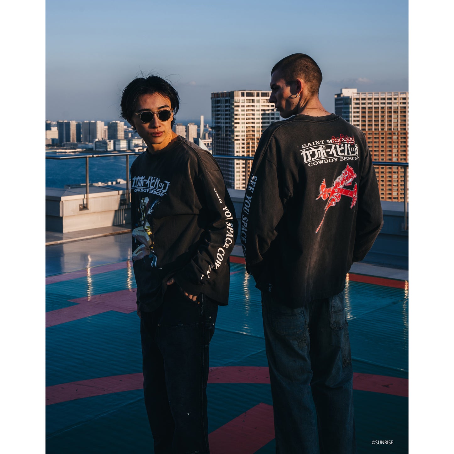 COWBOY BEBOP CB LS TEE/EASY COME / BLACK