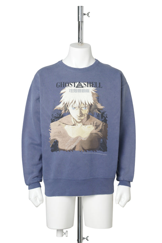 攻殻機動隊 CREW NECK SWEAT/GST IN THE SHELL / NAVY
