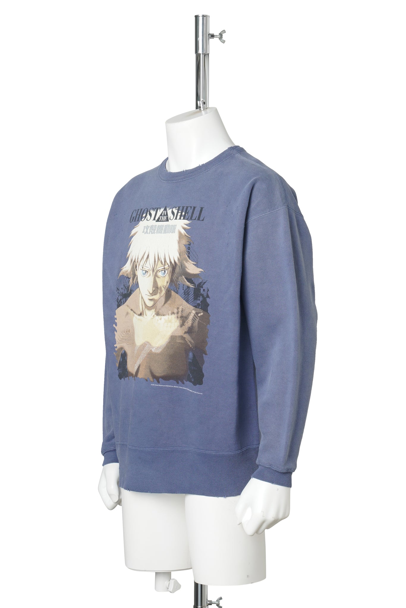 攻殻機動隊 CREW NECK SWEAT/GST IN THE SHELL / NAVY