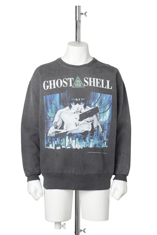 攻殻機動隊 CREW NECK SWEAT/GST IN THE SHELL / BLACK