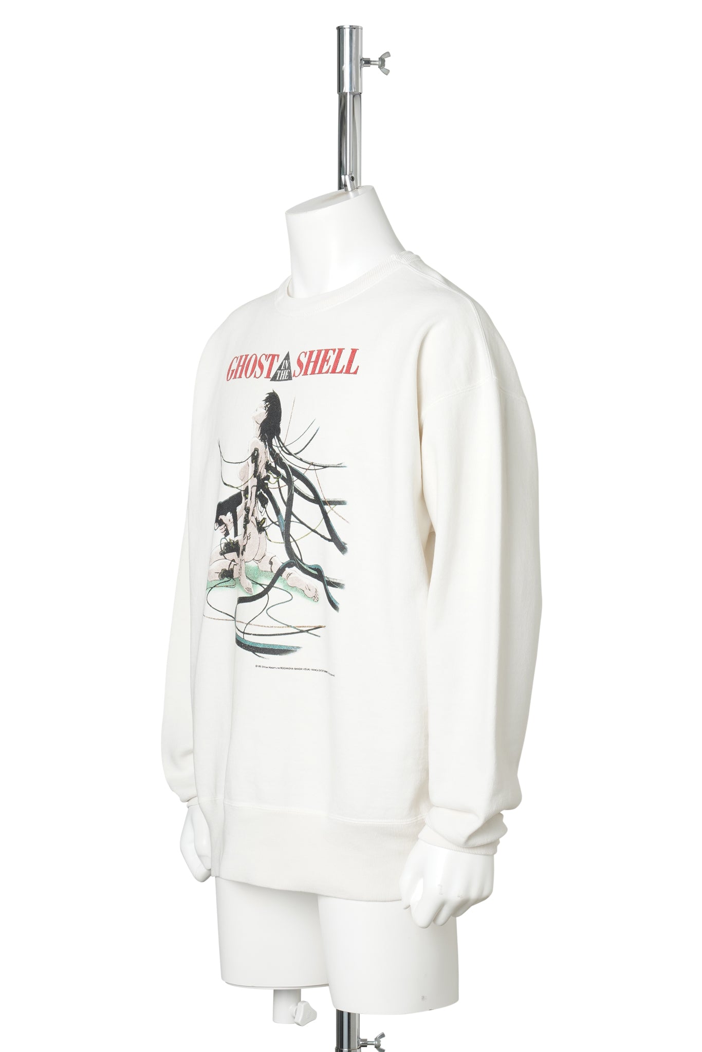 攻殻機動隊 CREW NECK SWEAT/GST IN THE SHELL / WHITE