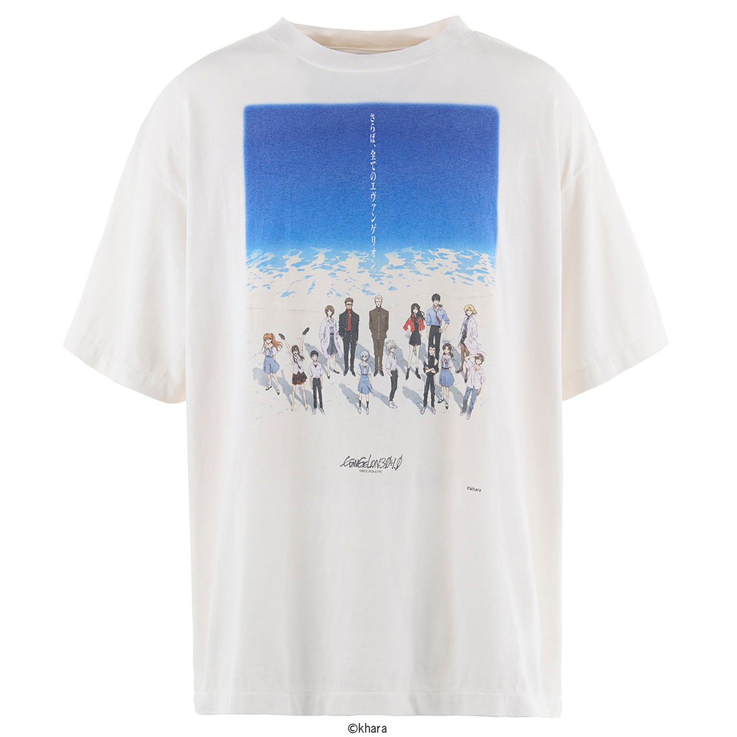 SAINT Mxxxxxx x EVENGELION x GEEKS RULE EV-SS TEE / BLUE/WHITE