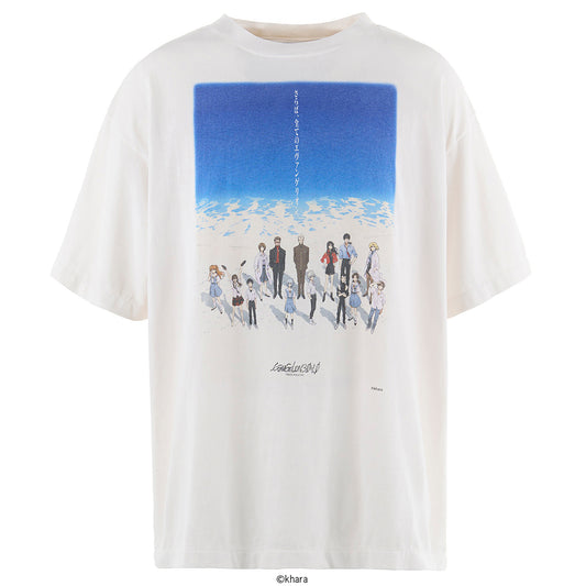 SAINT Mxxxxxx x EVENGELION x GEEKS RULE EV-SS TEE / BLUE/WHITE