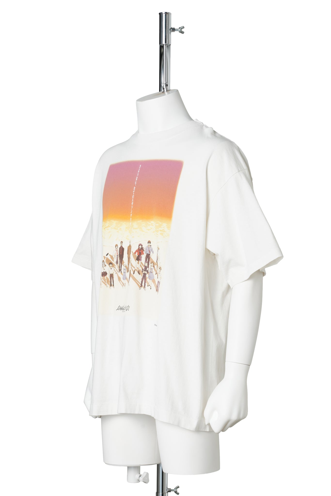 SAINT Mxxxxxx x EVENGELION x GEEKS RULE EV-SS TEE / ORANGE/WHITE