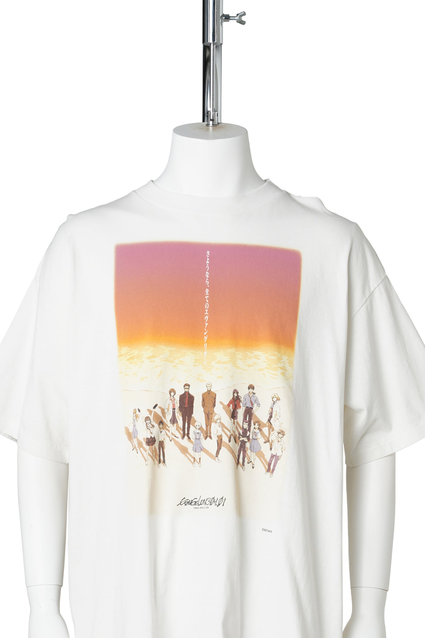 SAINT Mxxxxxx x EVENGELION x GEEKS RULE EV-SS TEE / ORANGE/WHITE