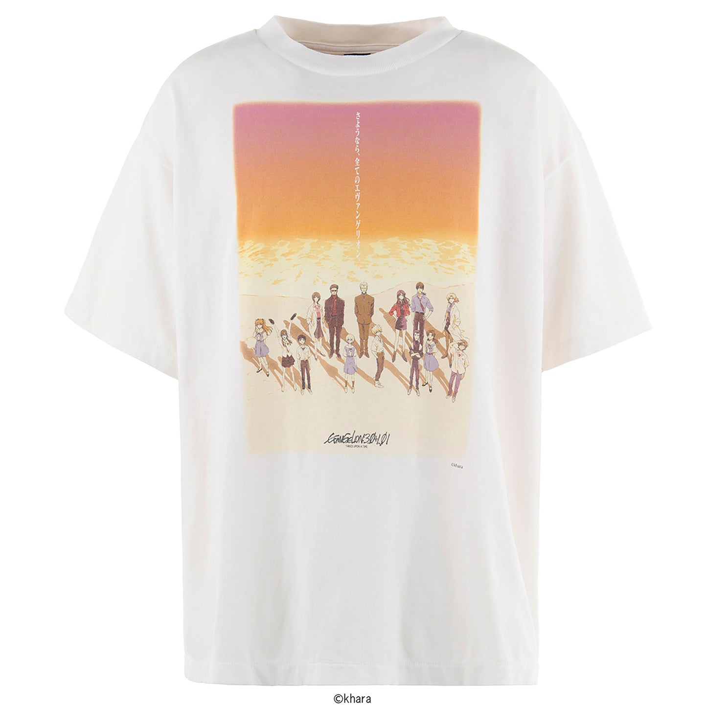 SAINT Mxxxxxx x EVENGELION x GEEKS RULE EV-SS TEE / ORANGE/WHITE