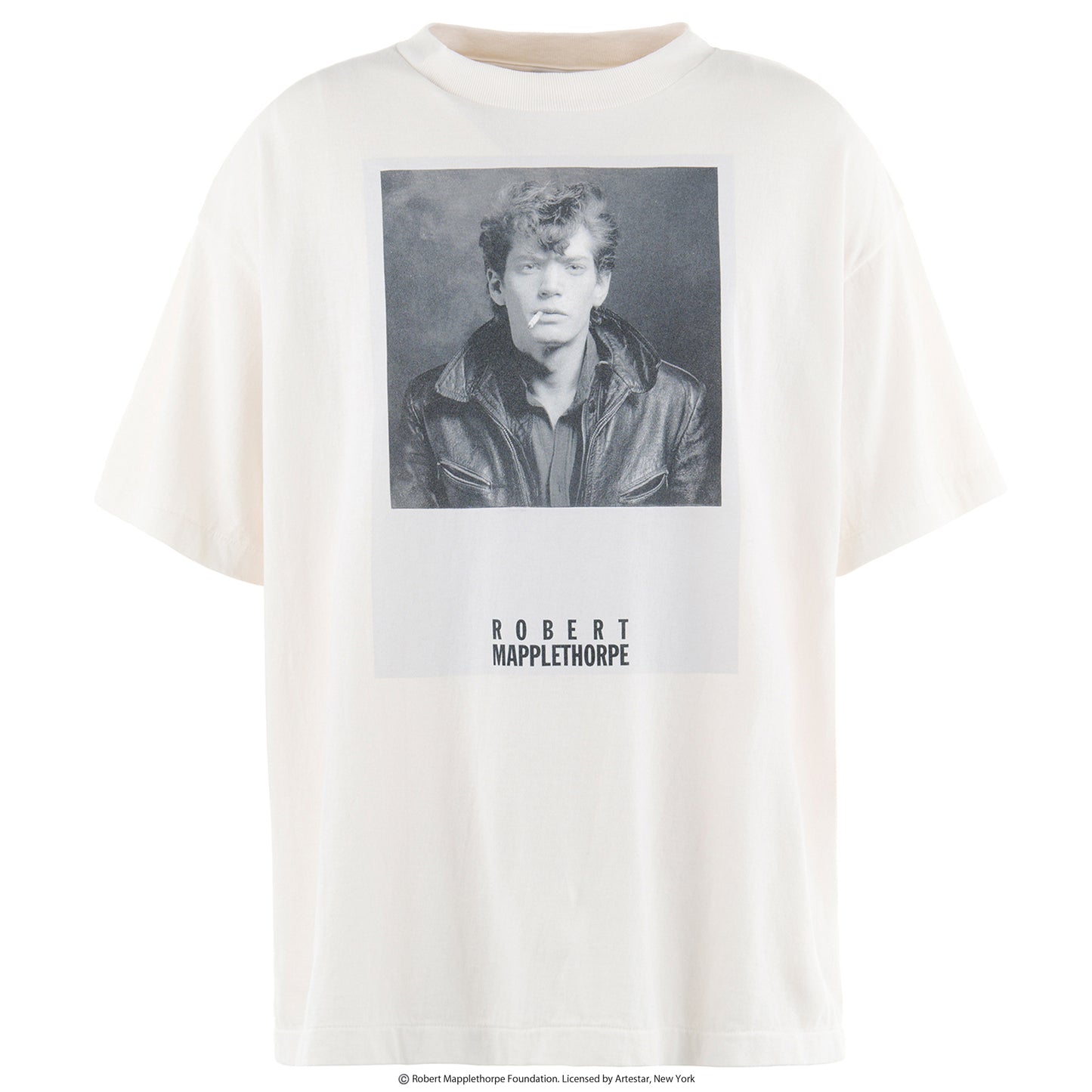 SAINT Mxxxxxx x Rober Mapplethorpe MT_SS TEE/PORTRAIT / WHITE
