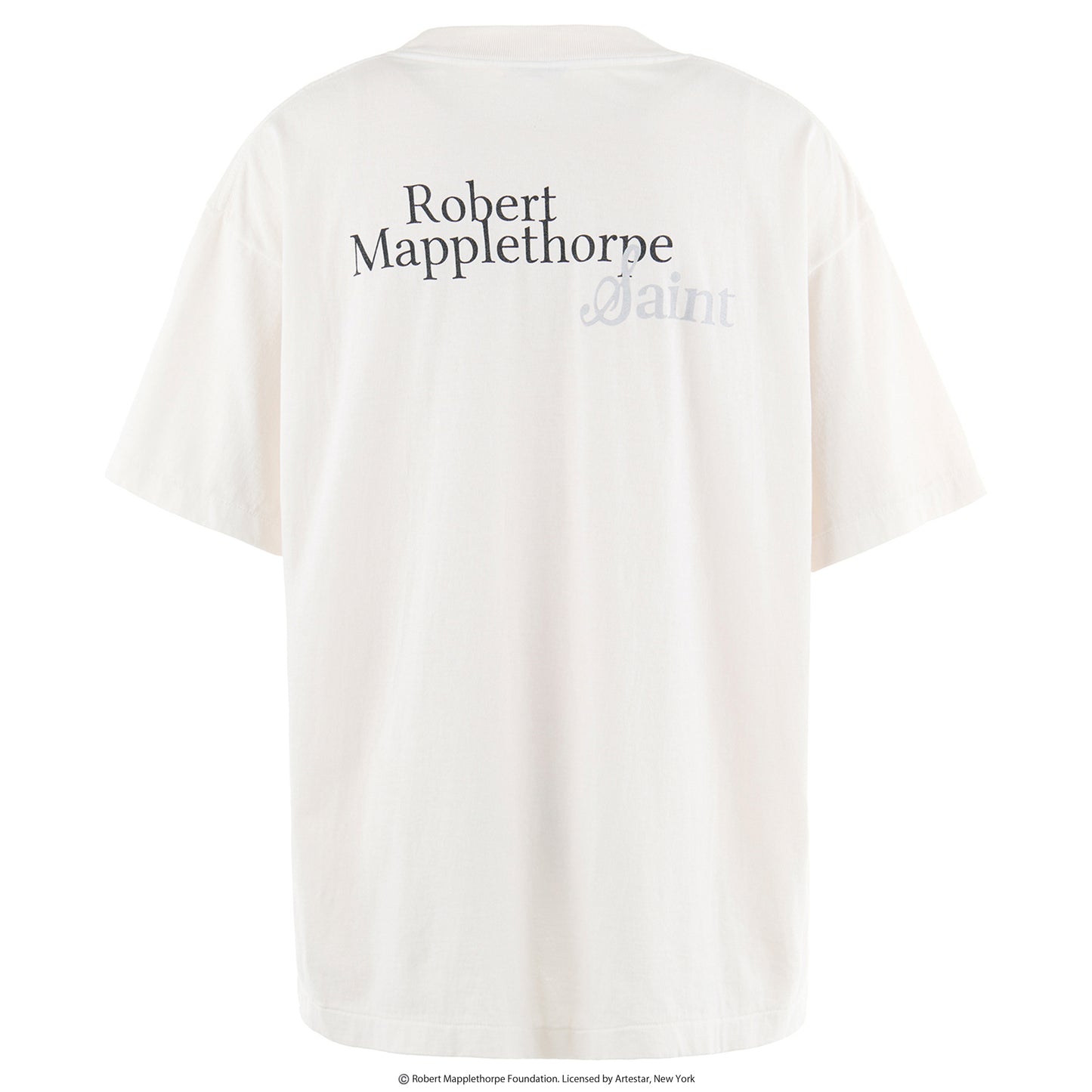 SAINT Mxxxxxx x Rober Mapplethorpe MT_SS TEE/PORTRAIT / WHITE