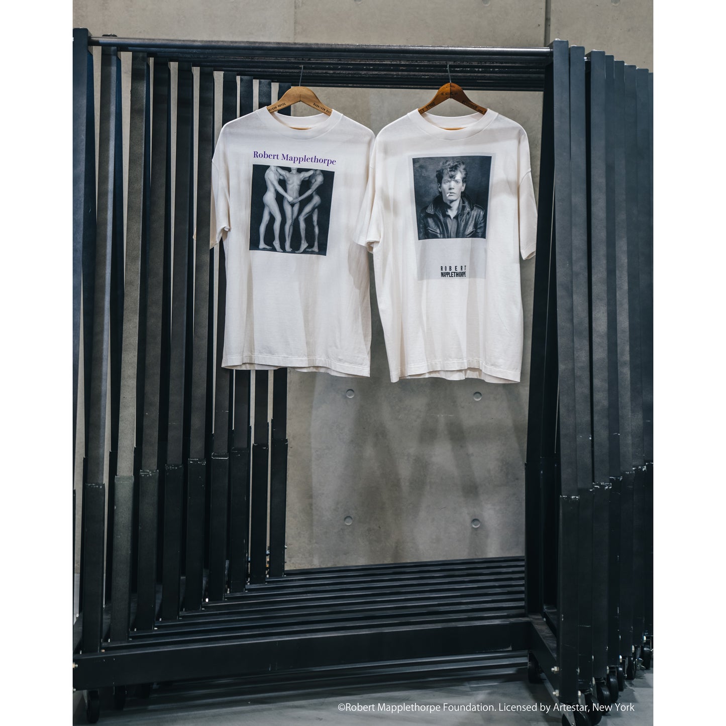 SAINT Mxxxxxx x Rober Mapplethorpe MT_SS TEE/PORTRAIT / WHITE