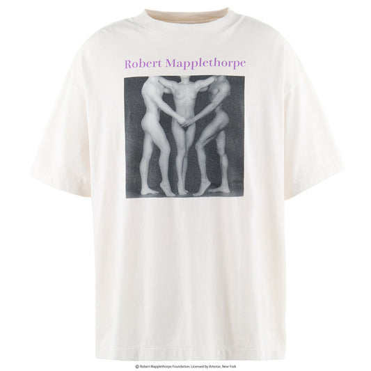 SAINT Mxxxxxx x Rober Mapplethorpe MT_SS TEE/KEN&LYDIA&TYLER / WHITE