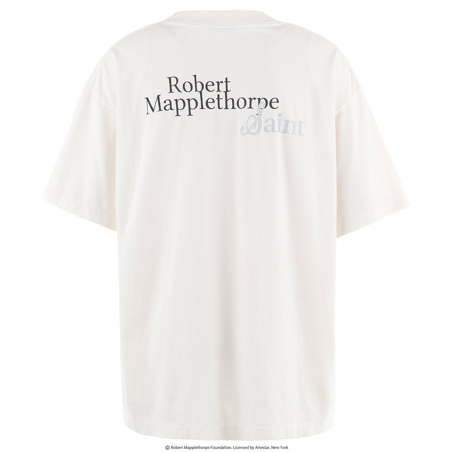 SAINT Mxxxxxx x Rober Mapplethorpe MT_SS TEE/KEN&LYDIA&TYLER / WHITE