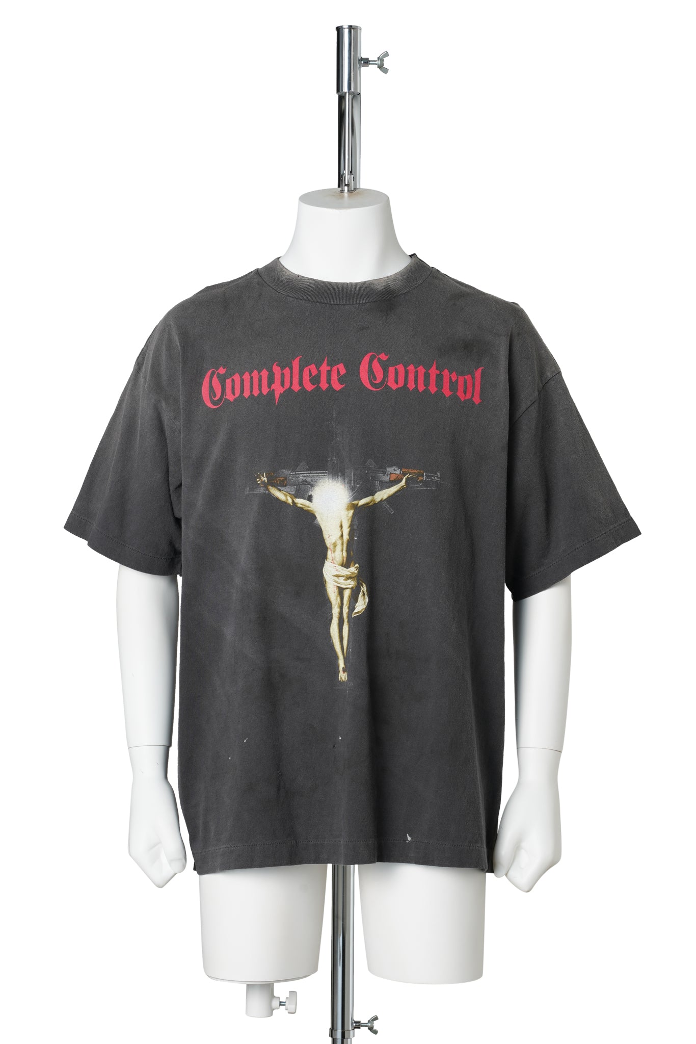 SAINT Mxxxxxx × Kosuke Kawamura KK_SS TEE/COMPLETE CONTRL / BLACK