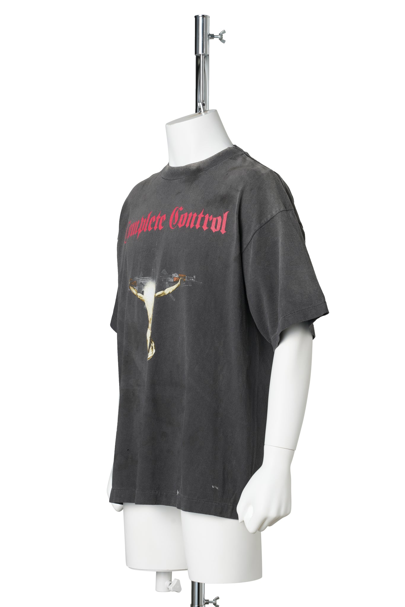 SAINT Mxxxxxx × Kosuke Kawamura KK_SS TEE/COMPLETE CONTRL / BLACK