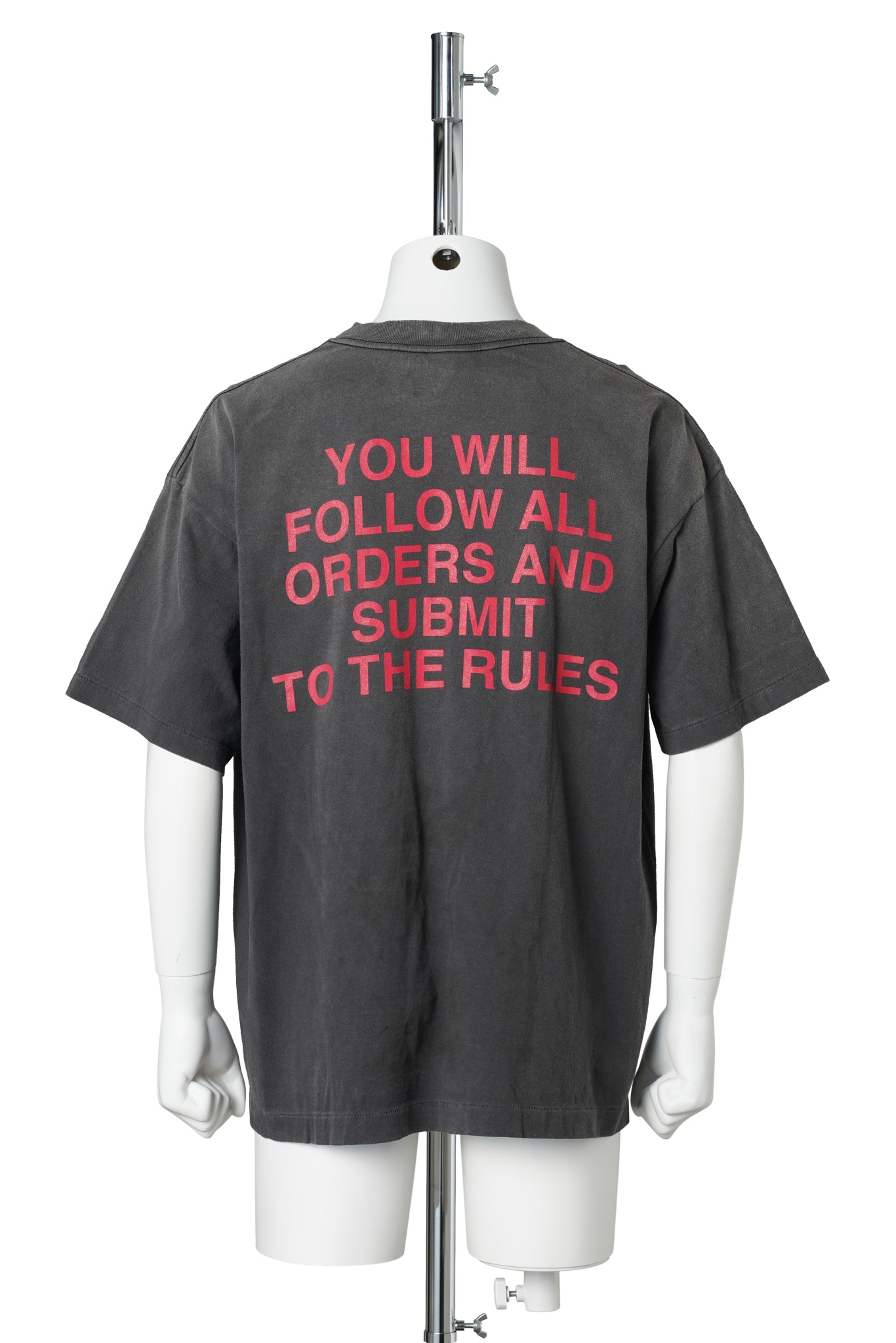 SAINT Mxxxxxx × Kosuke Kawamura KK_SS TEE/COMPLETE CONTRL / BLACK