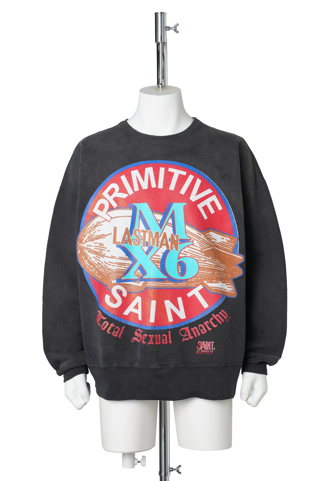 LASTMAN LM CRW N SWEAT/PRIMITIVE / BLACK