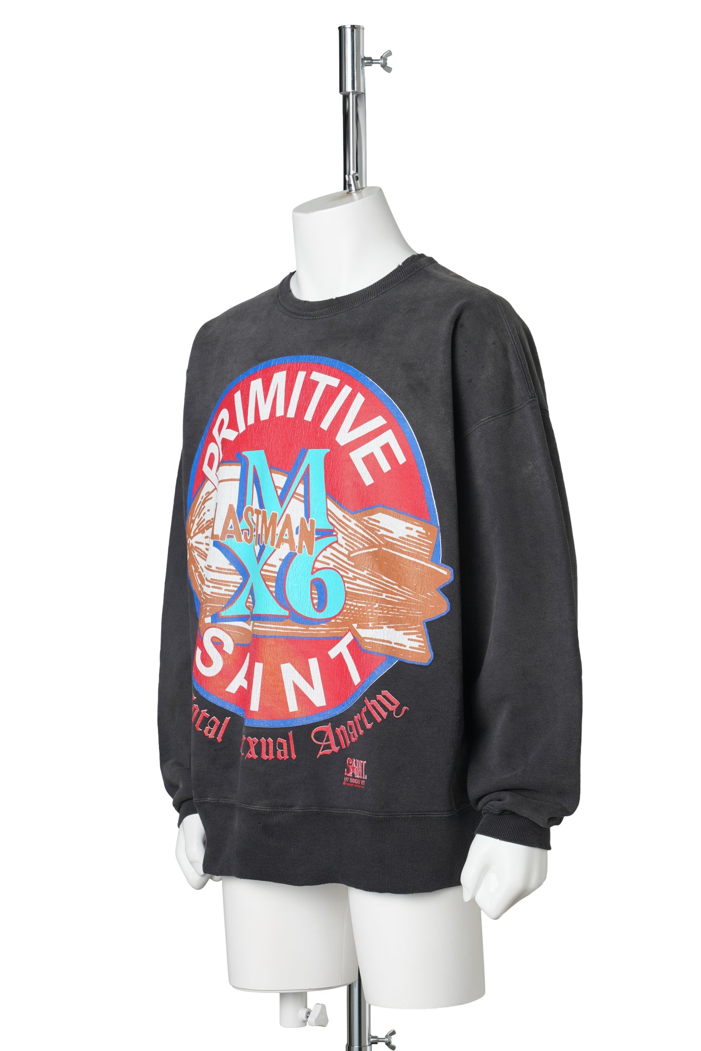 LASTMAN LM CRW N SWEAT/PRIMITIVE / BLACK