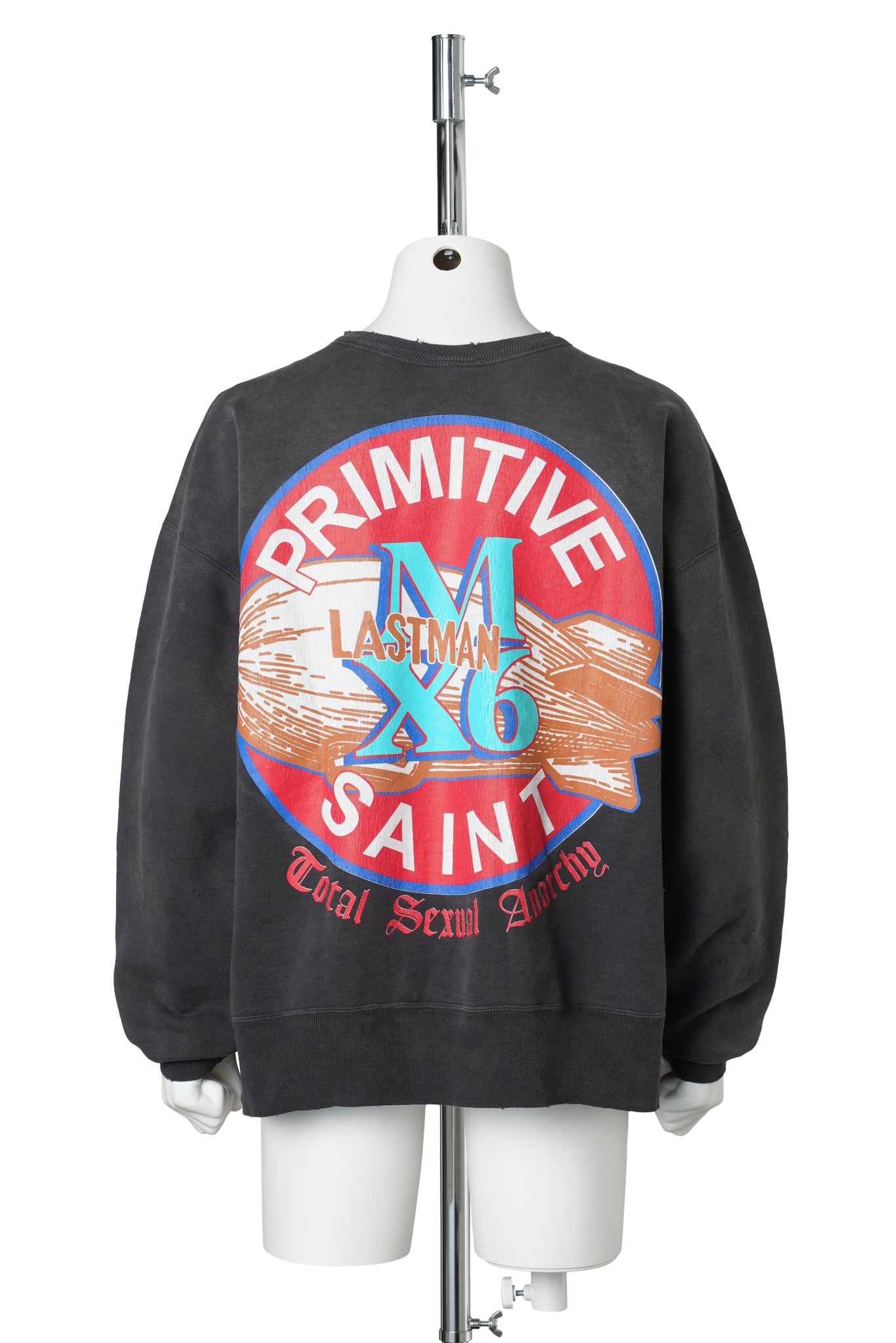 LASTMAN LM CRW N SWEAT/PRIMITIVE / BLACK