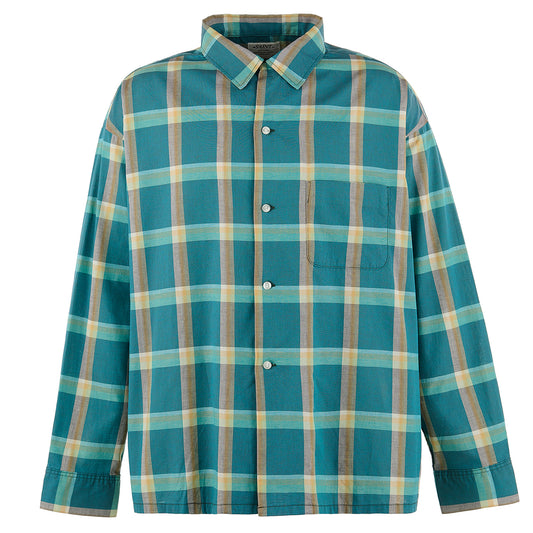 LASTMAN LM CHECK SHIRT/CHECK / GREEN