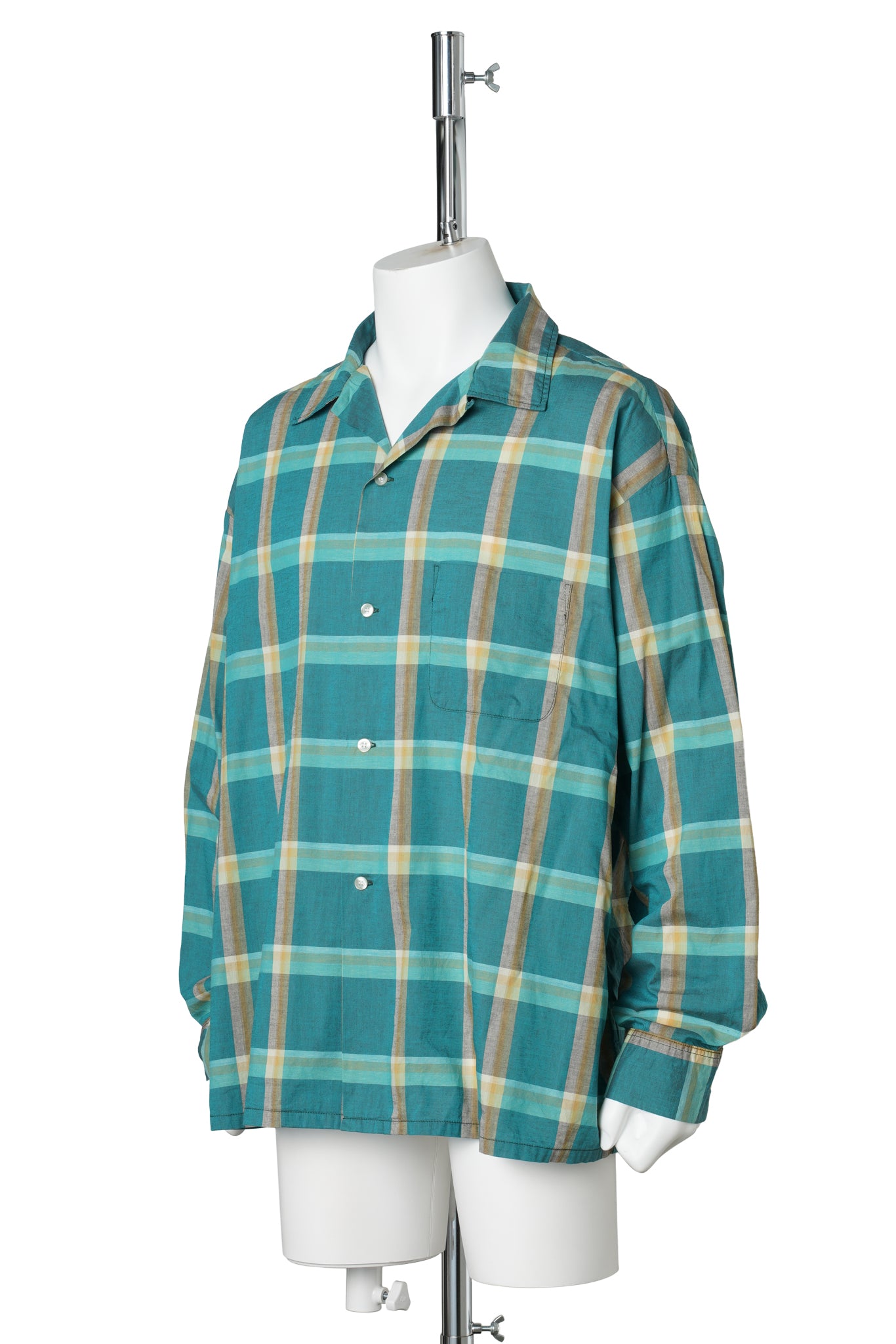 LASTMAN LM CHECK SHIRT/CHECK / GREEN