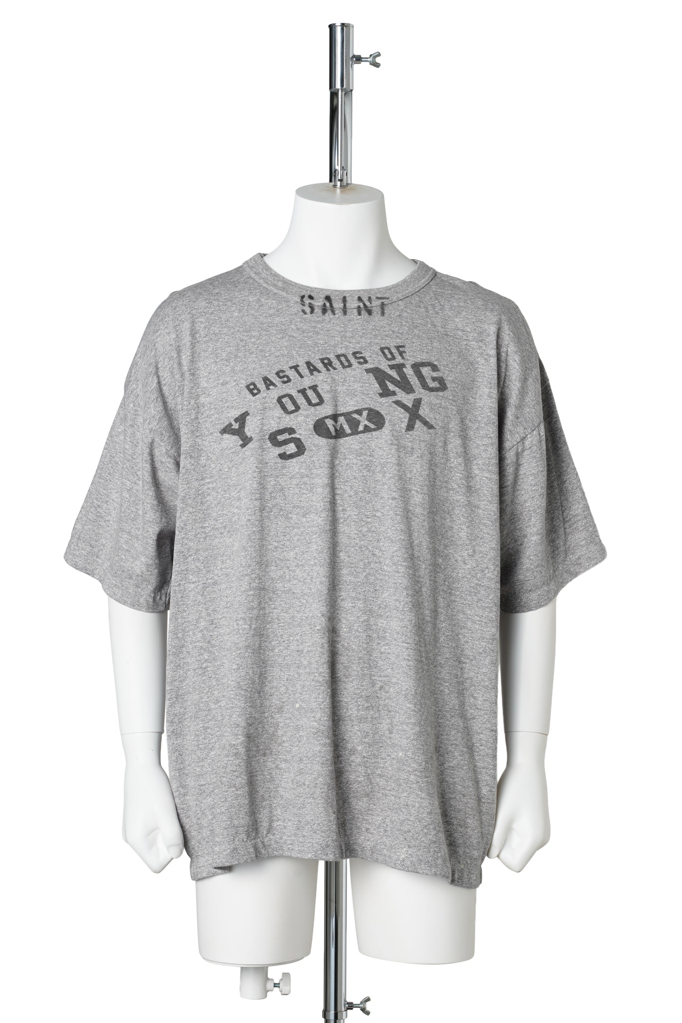 SAINT Mxxxxxx x BerBerJin BJ_SS TEE/YOUNG / GRAY