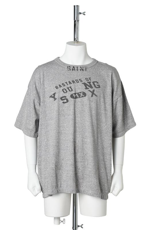 SAINT Mxxxxxx x BerBerJin BJ_SS TEE/YOUNG / GRAY