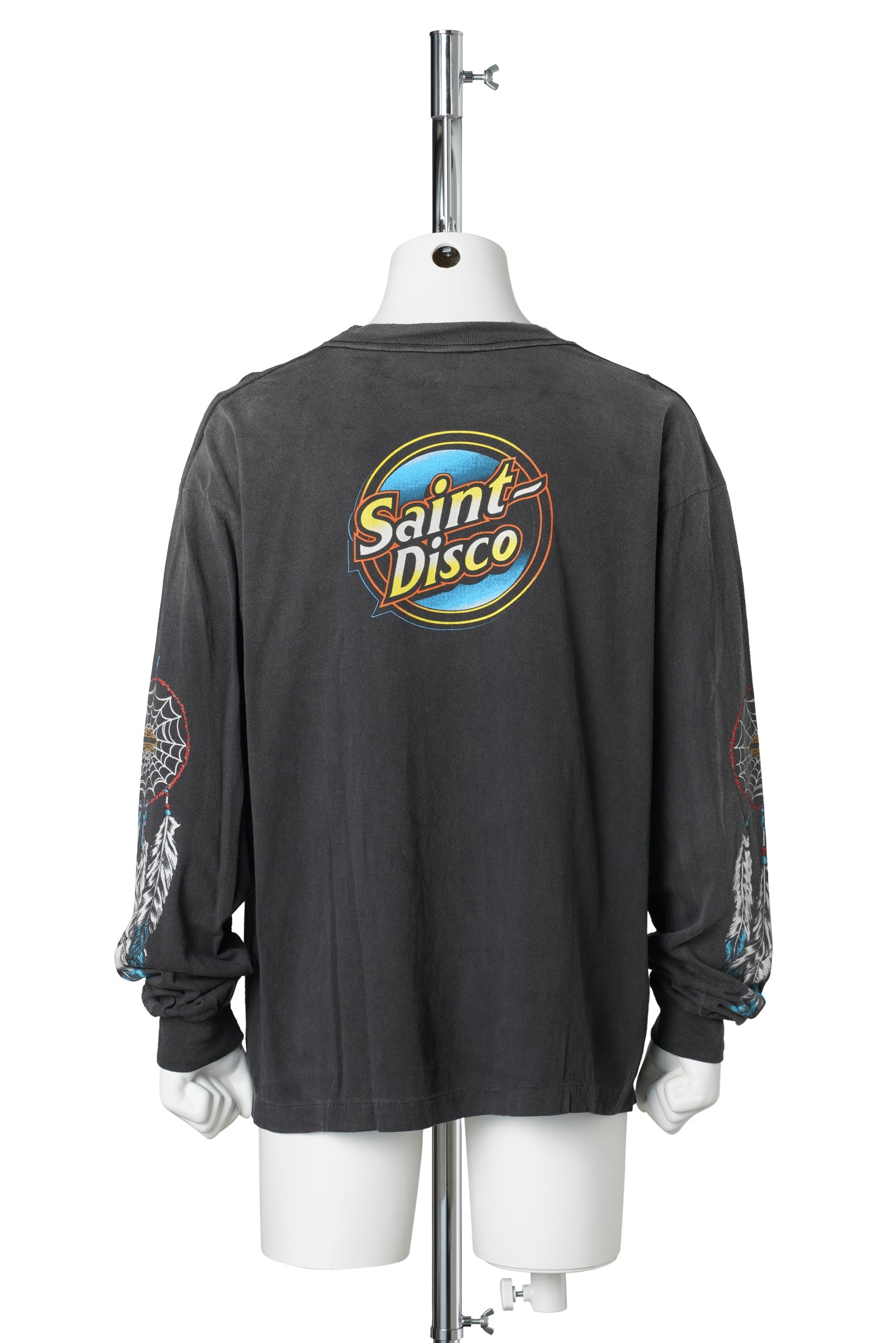 SAINT Mxxxxxx x TEFLON DISCO ML_LS TEE/SAINT DISCO / BLACK