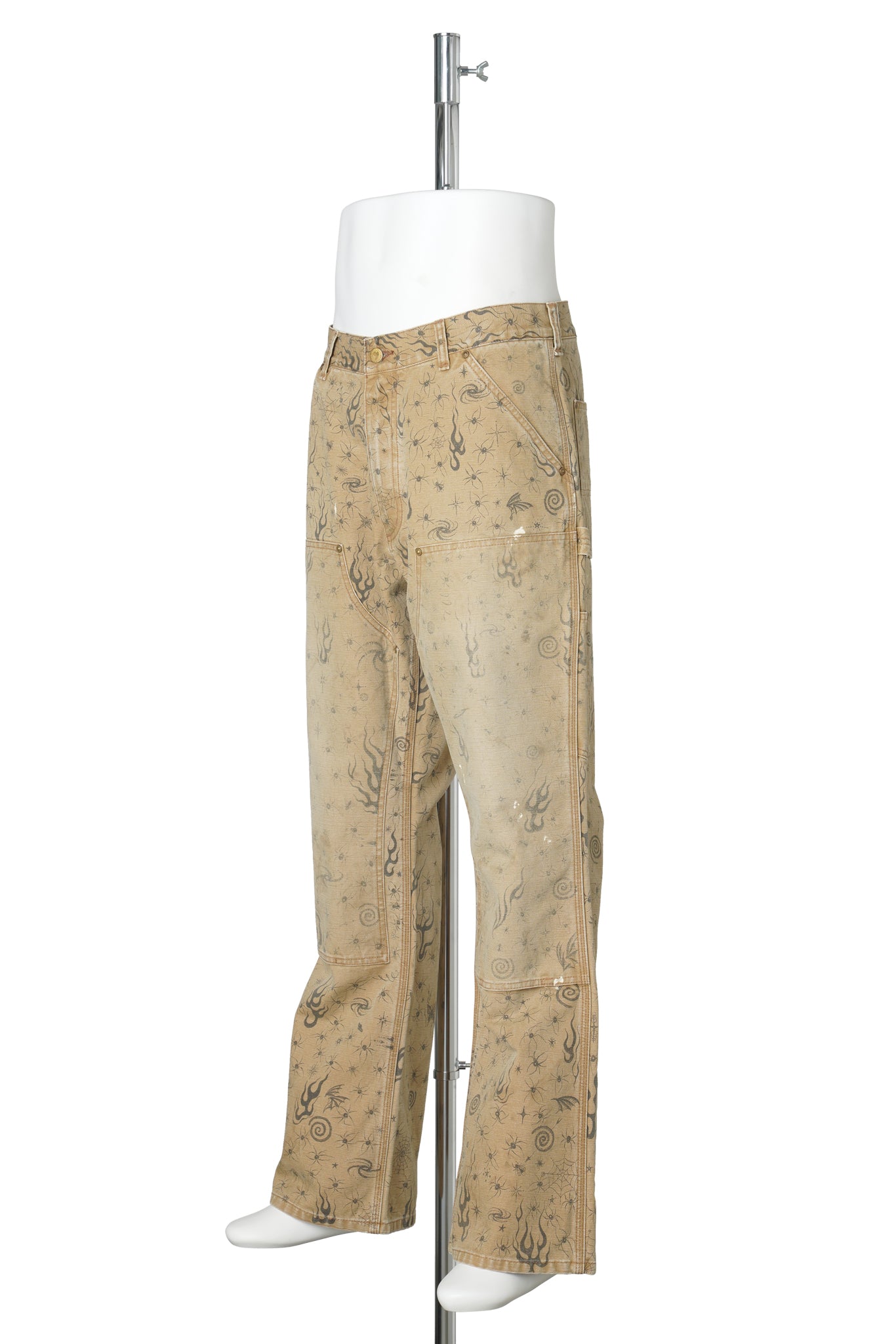 SAINT Mxxxxxx × Dr.Woo DW_DBL KNEE PNTS/Dr. Woo / BEIGE