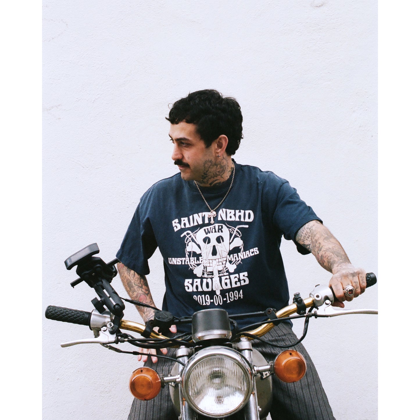 SAINT Mxxxxxx x NEIGHBORHOOD STHD . SS TEE SAINT NBHD / NAVY
