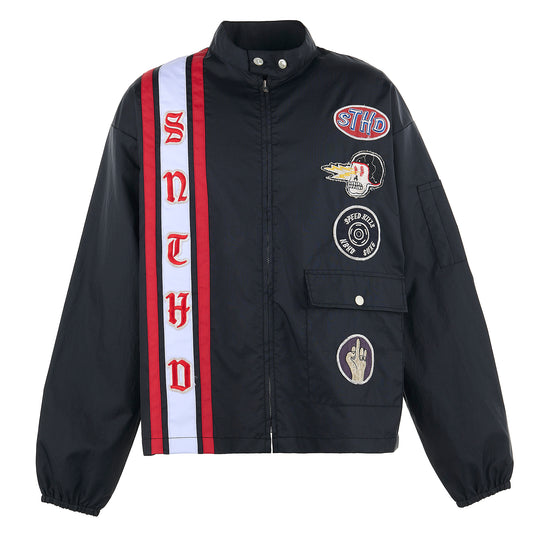 SAINT Mxxxxxx x NEIGHBORHOOD NH_NYLON JACKET /STHD.JACKETSNTHD / BLACK